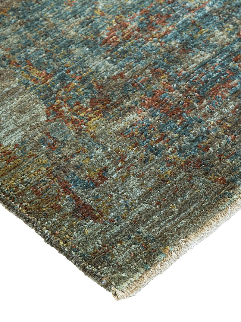 Lomita LO4 Green 5'1" x 7'8" Rug