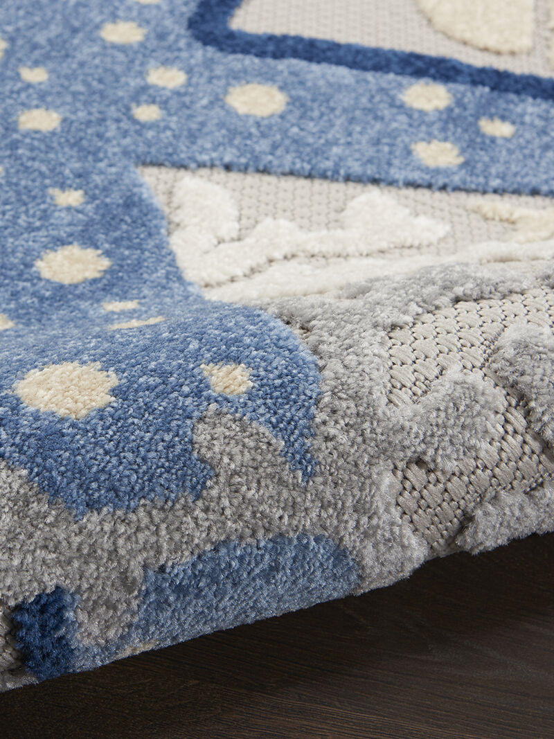 Aloha ALH24 Blue/Gray 9' x 12' Rug