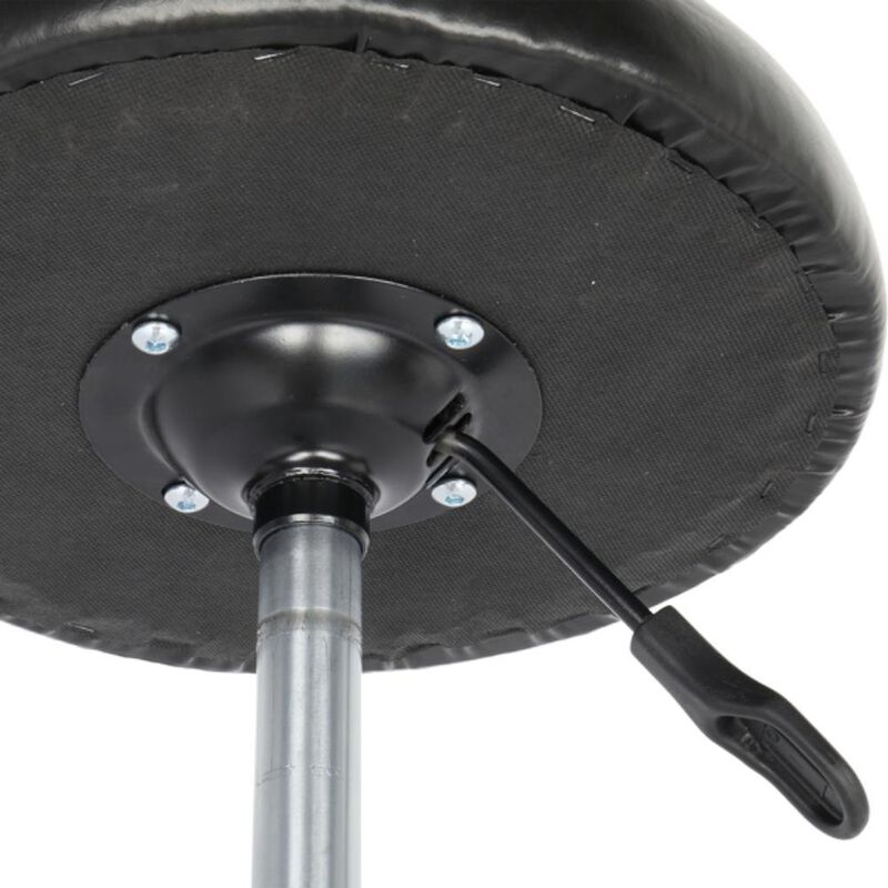 Round Swivel Bar Stool Stylish Stool with Lined Design for Kitchen & Bar