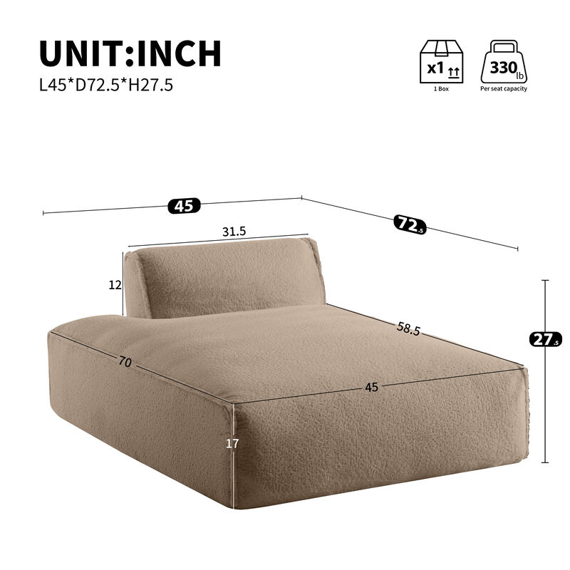 Merax Fully Compressed Sofa for Living Room