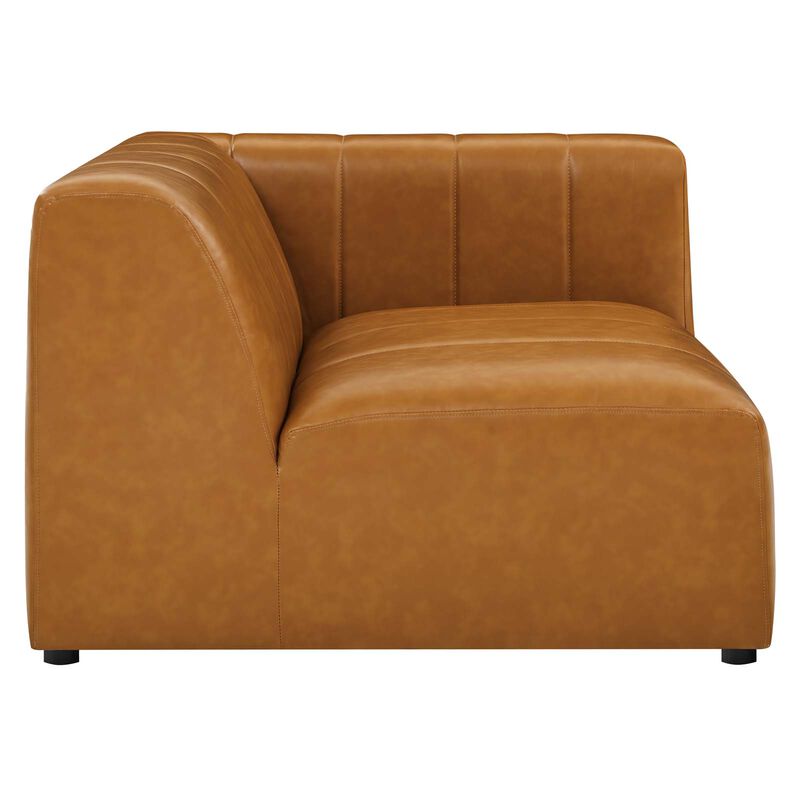 Bartlett Vegan Leather 3-Piece Sofa Brown EEI-4515-TAN