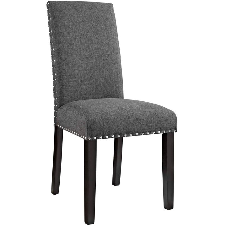 Parcel Dining Side Chair Fabric Set of 4-Benzara