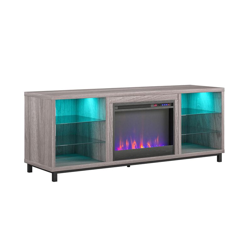 Ameriwood Home Norton Deluxe Fireplace TV Stand for TVs up to 70"
