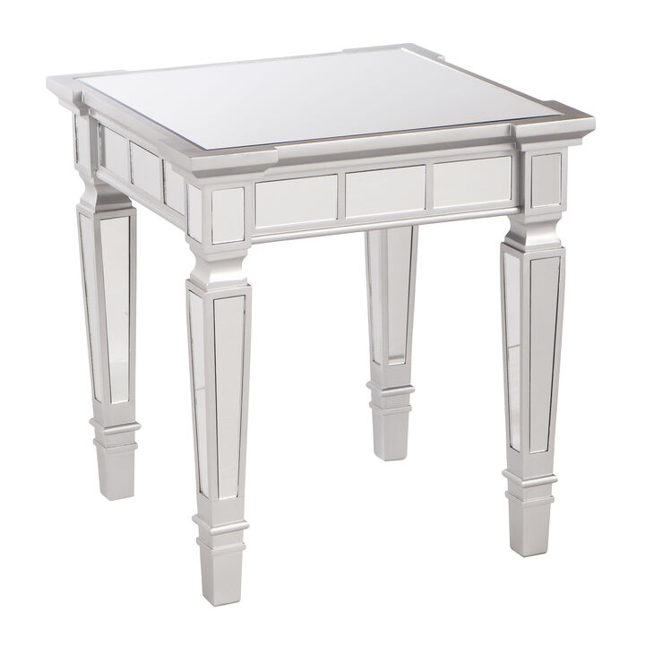 Fareham Mirrored End Table