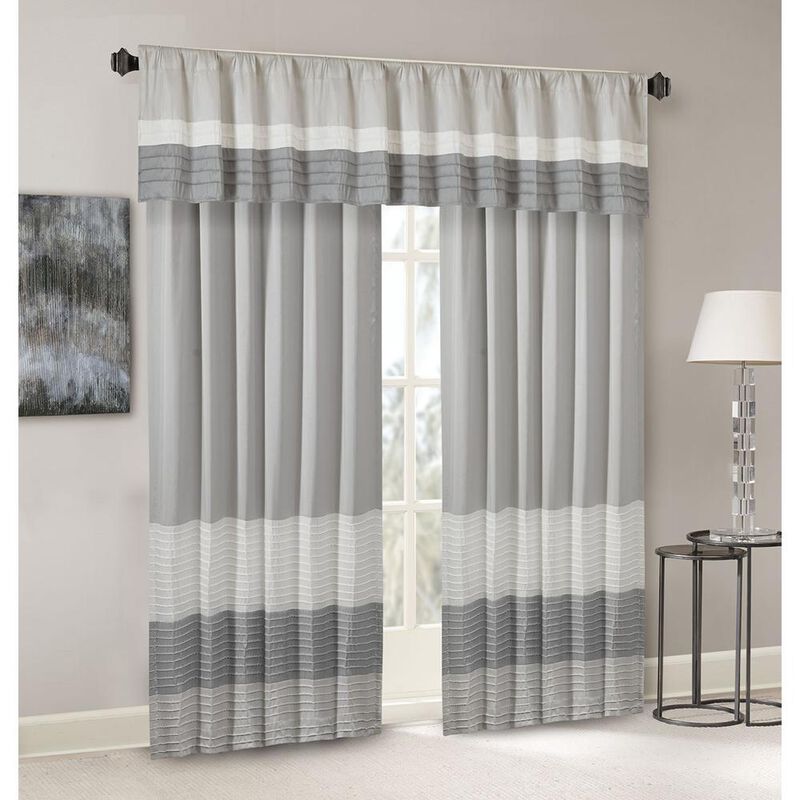 Belen Kox Modern Pintuck Valance, Belen Kox