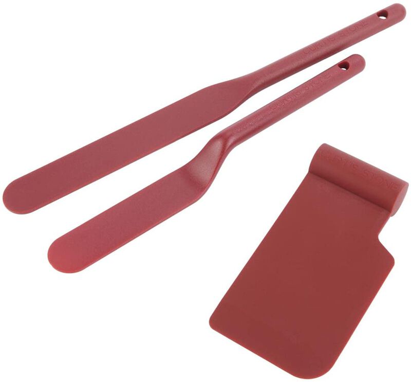 3- Piece Nylon Spatulas & Bowl Scraper Set