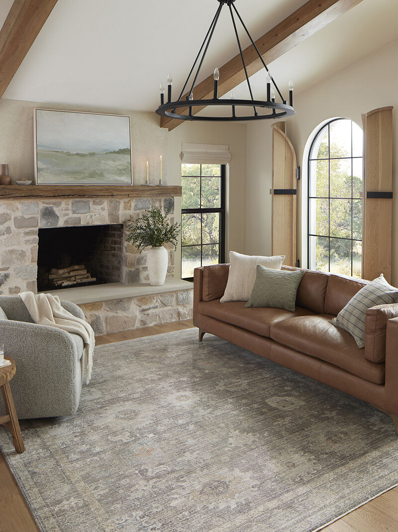 Millennium MIE05 Stone/Natural 3'6" x 5'6" Rug