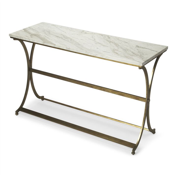 Travertine Console Table, Belen Kox