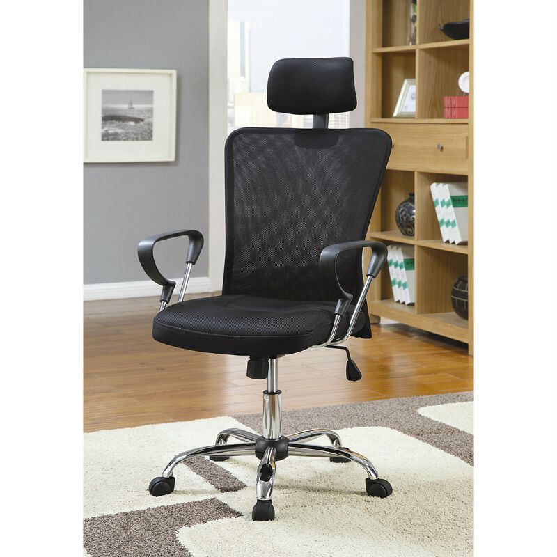 High Back Executive Mesh Office Computer Chair with Headrest