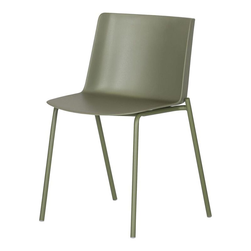 Moe's Home Collection Silla Outdoor Dining Chair Sage Green-Set Of Two