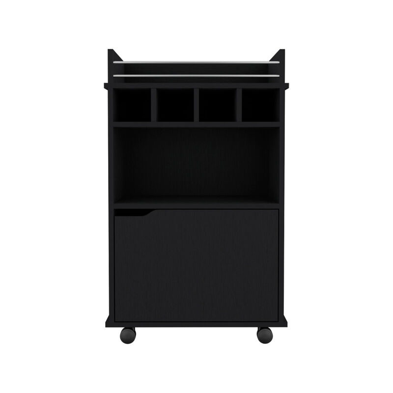 Bar Cart Kinsley, Living Room, Black