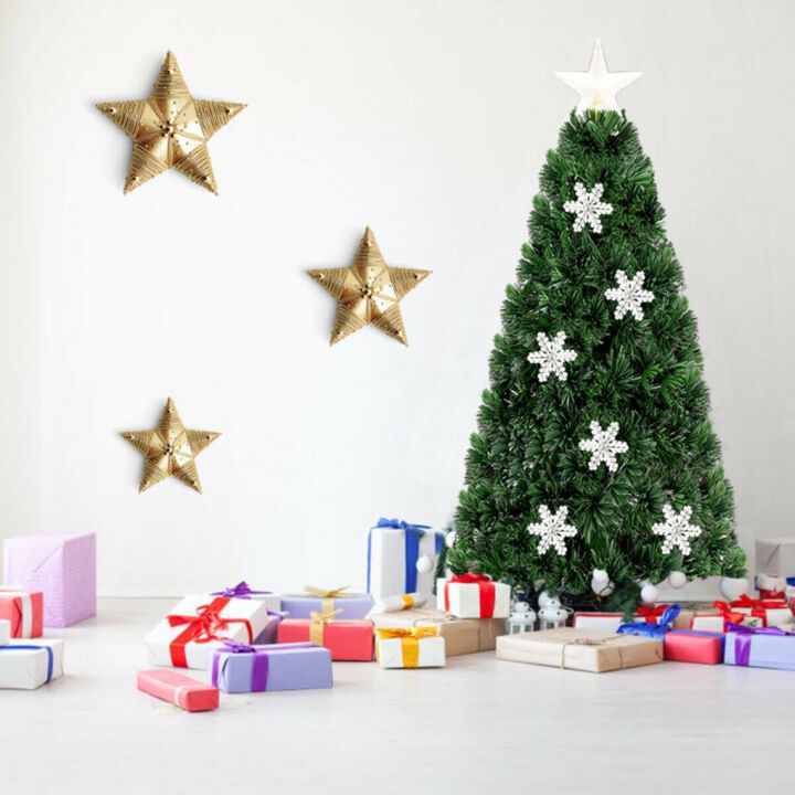 LED Optic Artificial Christmas Tree with Snowflakes