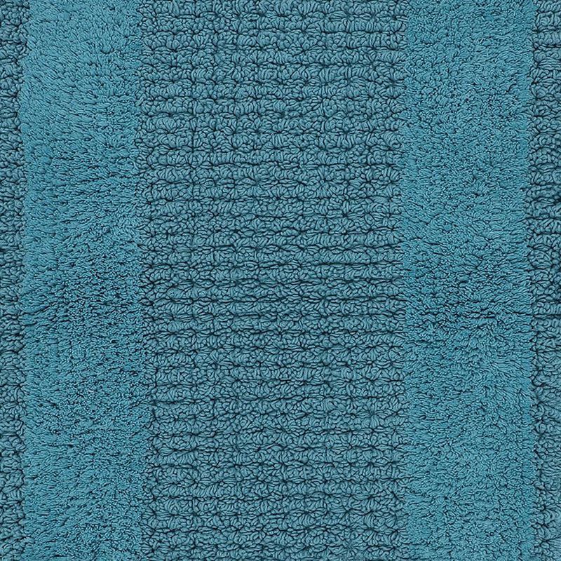 Beautiful Sculptured Chain Design Bath Rug With Anti Skid Latex Back Is Made Cotton Is Super Soft