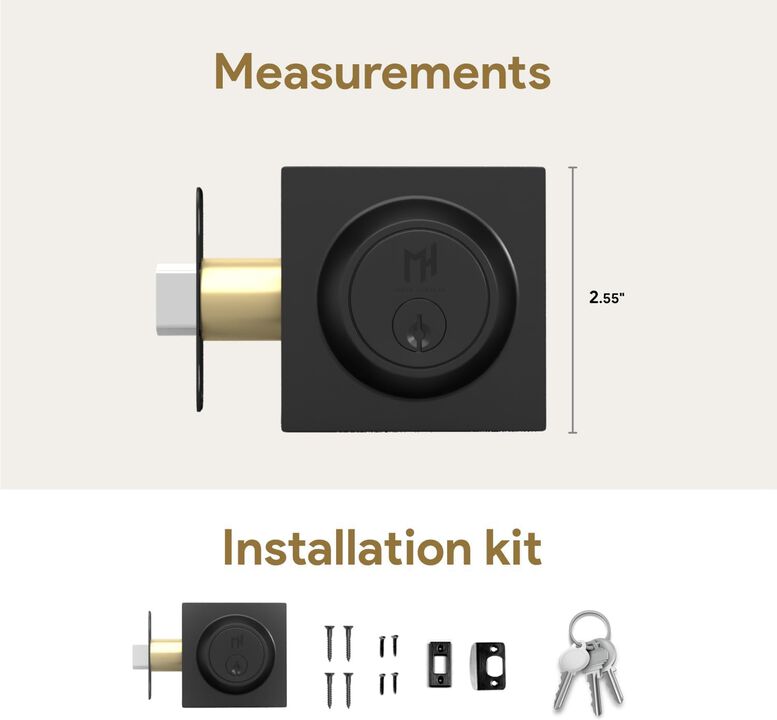 Mega Handles | Robell Square Deadbolt