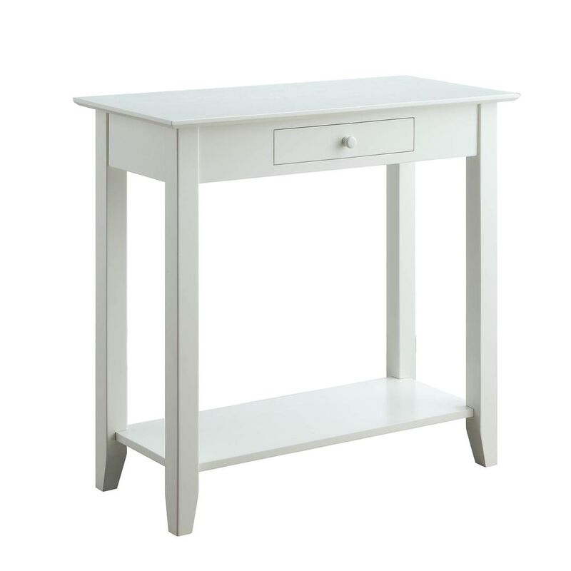 Convience Concept, Inc. American Heritage Hall Table with Drawer and Shelf