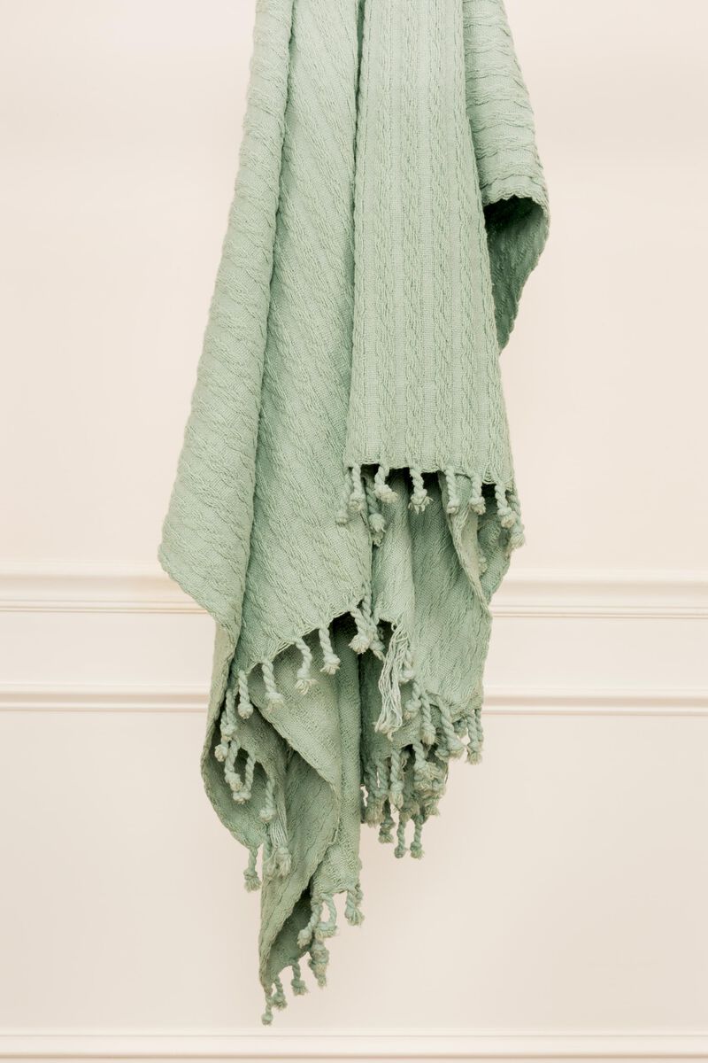 Aqua 50" x 60" Throw Blanket