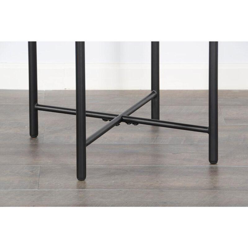 Sunny Designs Round  22 Distressed Chair Side Table