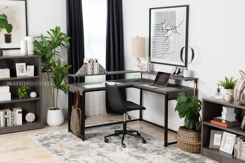 Armless Swivel Desk Chair
