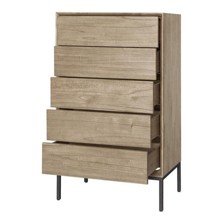 New Pacific Direct Hathaway Chest 5 Drawers