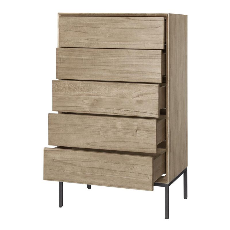 New Pacific Direct Hathaway Chest 5 Drawers