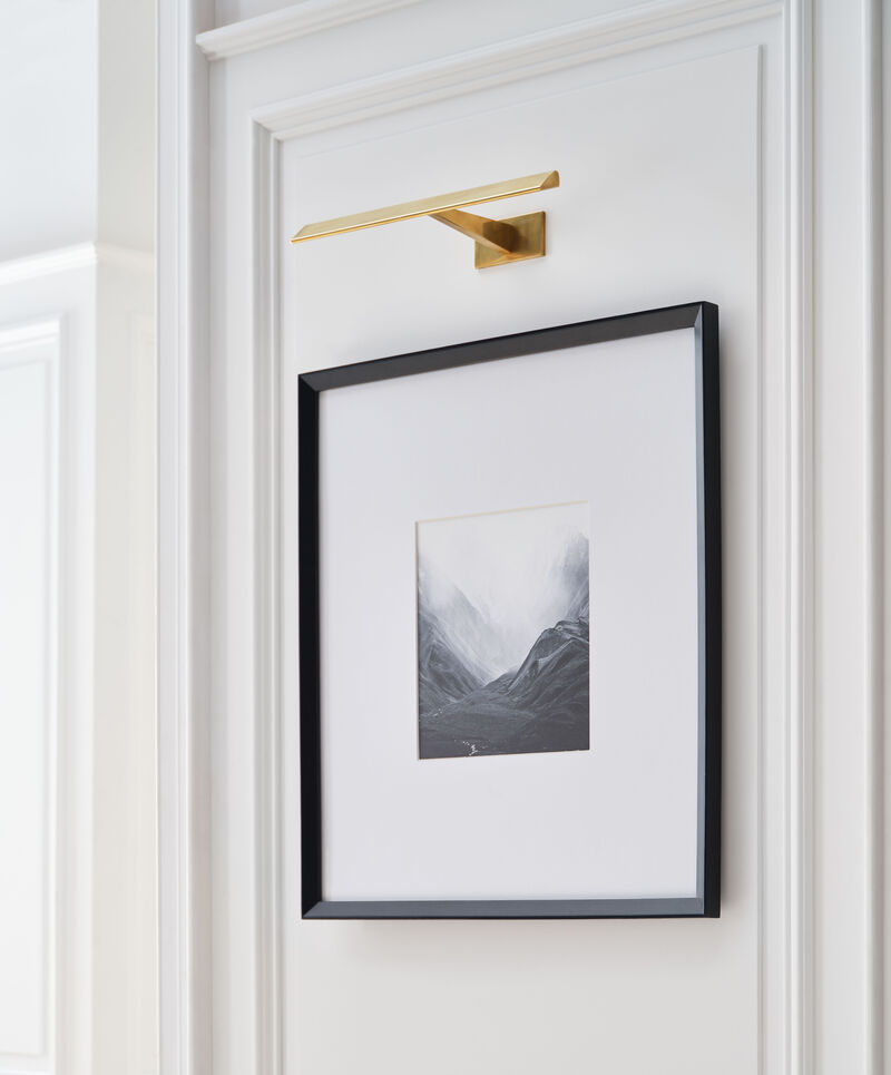 Petrel 18" Picture Light in Antique Brass
