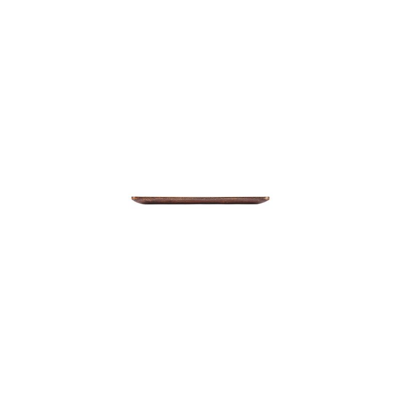 Turgla Composite 8.75" x 8.75" Square Brown Composite Plate (Set of 4)