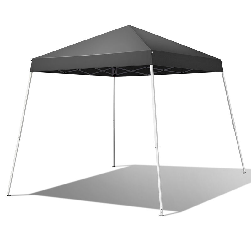 Pop-Up Canopy Tent with Slant Legs, Portable Outdoor Gazebo with Carry Bag