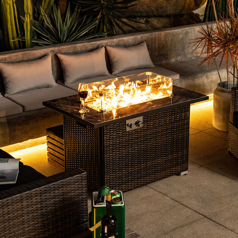Streamdale Propane Fire Table with Ceramic Tabletop