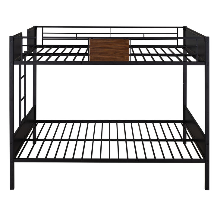 Merax Steel Frame Bunk Bed with Safety Rail