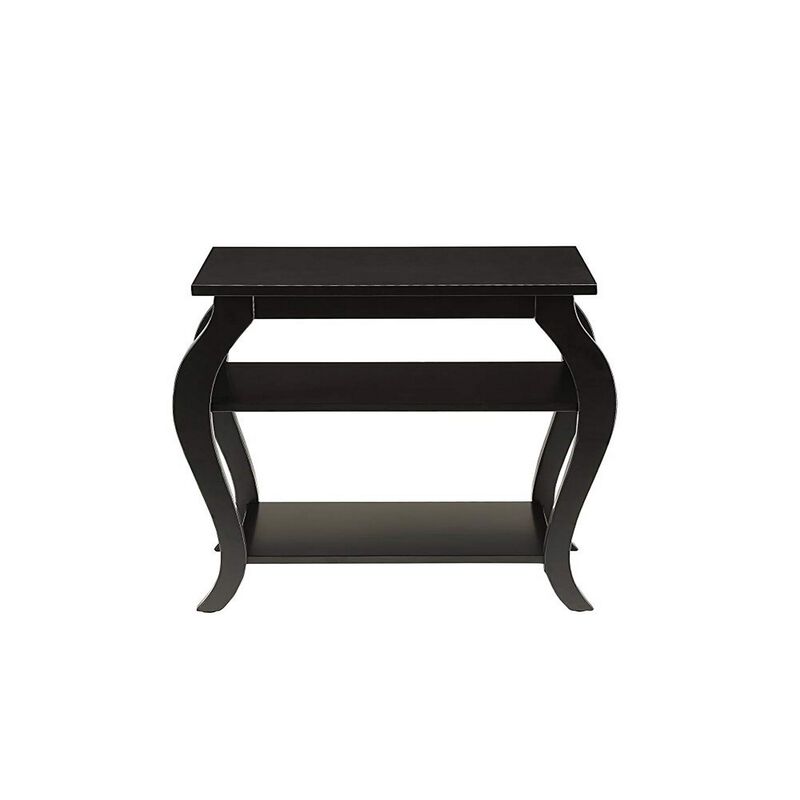 Becci End Table, Black-Benzara
