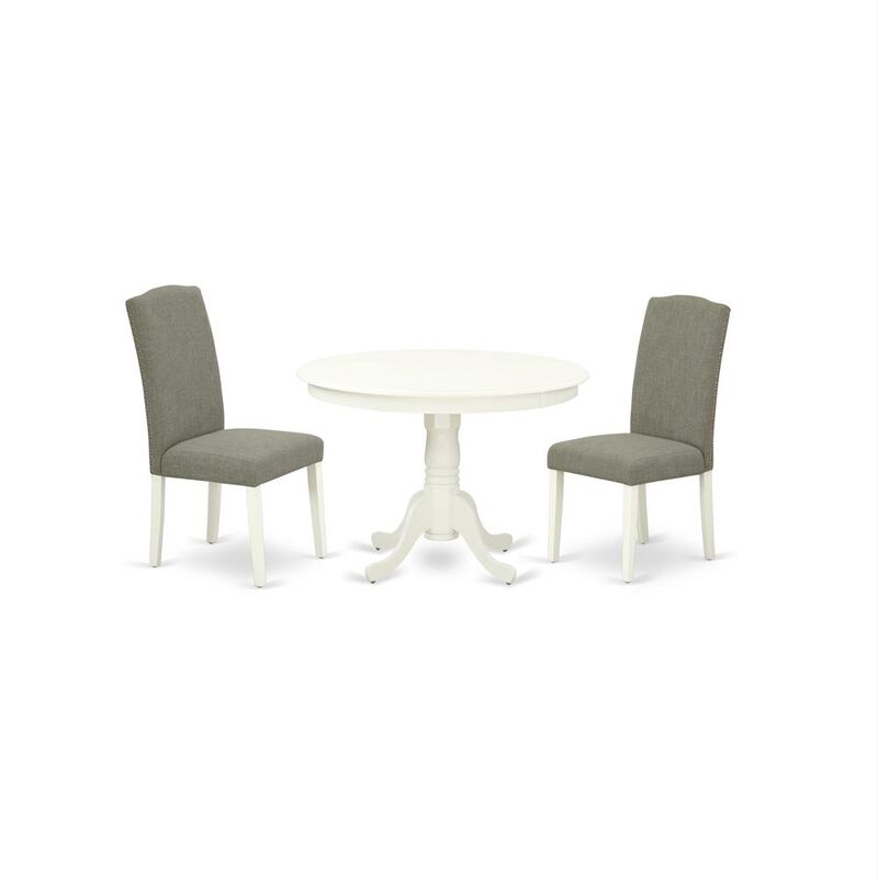 Dining Room Set Linen White