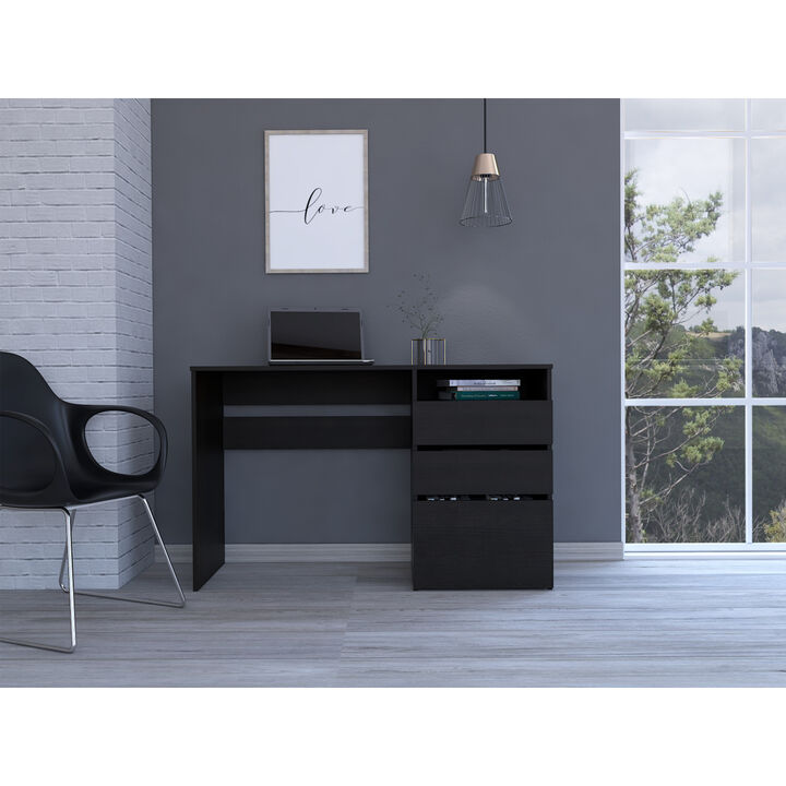 Waterbury 3-Drawer 1-Shelf Computer Desk Wengue