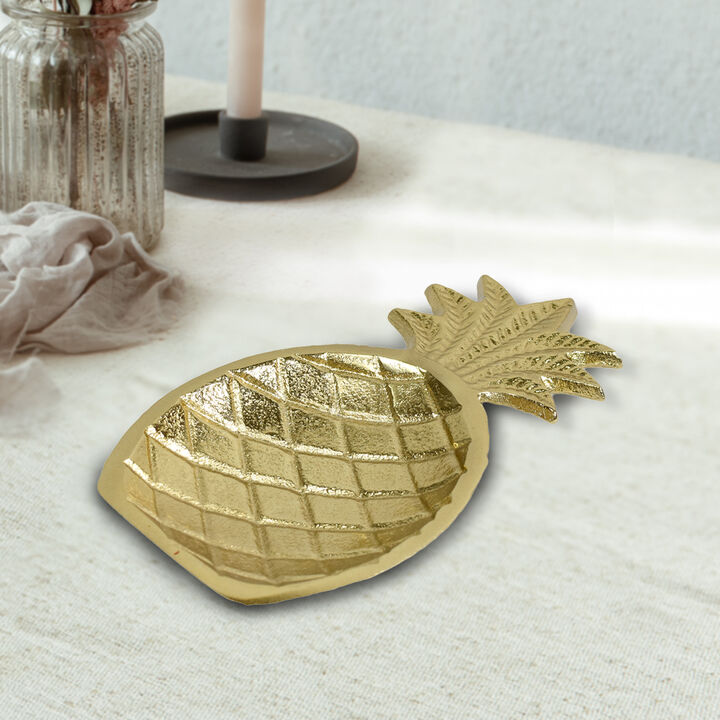 Handmade Decorative Silver Color Coated 7.2 x 3.93 x 0.78 Inches Aluminium Tray 044AB BBH Home's