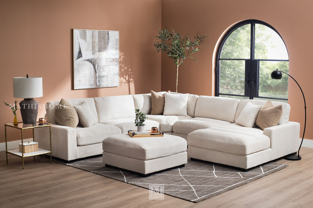 Arizona 5 pc Corded Sectional