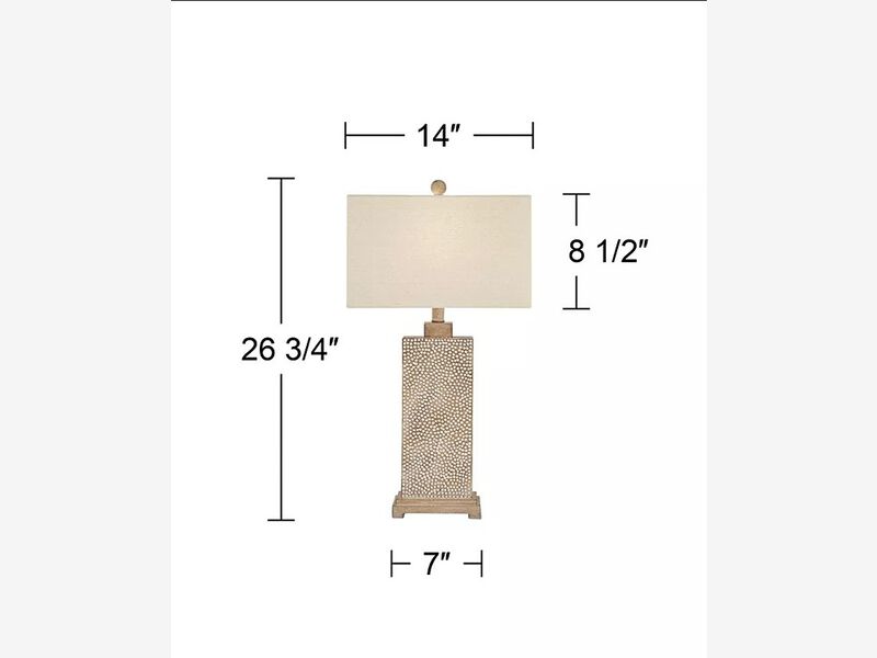 360 Lighting Caldwell Rustic Farmhouse Table Lamps 26 3/4" Tall Set of 2