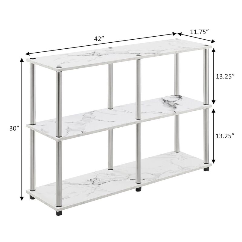 Convenience Concepts Designs2Go No Tools Console Table with Shelves