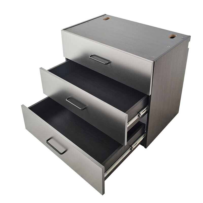 Astro Series 32 in. W x 28 in. H x 20 in. D Metal Wall Mounted Base Drawer Storage Cabinet