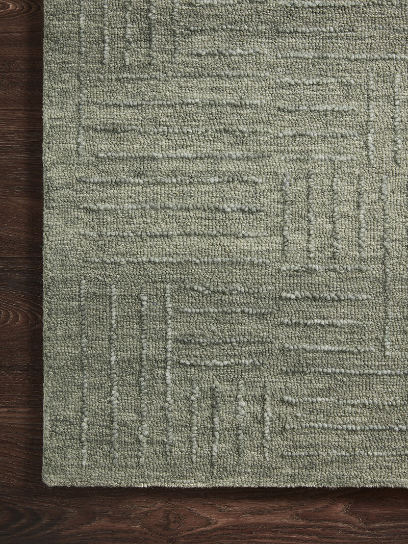 Sarah SAR02 Moss 3'6" x 5'6" Rug