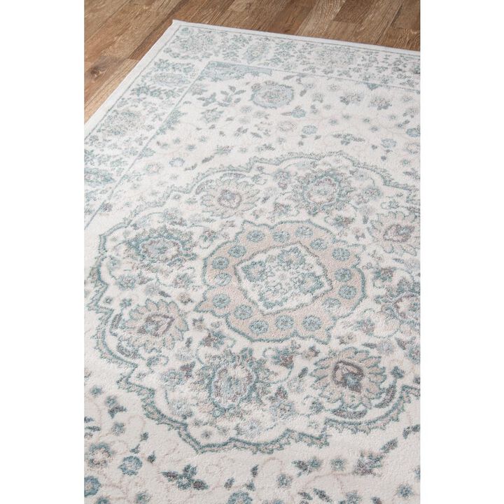 Momeni Traditional Rectangle Area Rug, Ivory, 9'3 X 12'6