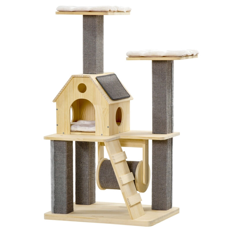 Multi-Level Cat Tree Tower with Scratching Posts & Cozy Perches for Indoor Cats