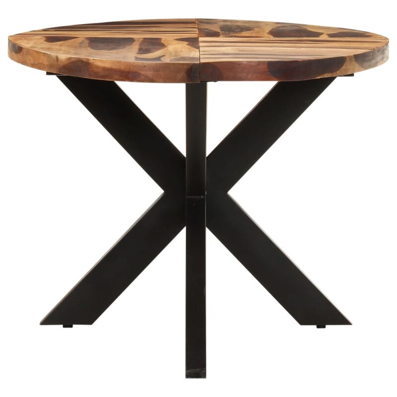 vidaXL Dining Table Oval 78.7"x39.3"x29.5" Acacia Wood with Sheesham Finish