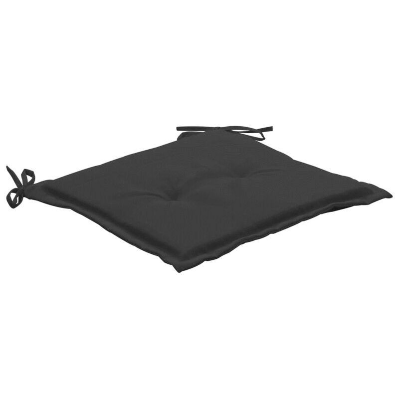 vidaXL Garden Chair Cushions 2 pcs Anthracite 19.7"x19.7"x1.2"