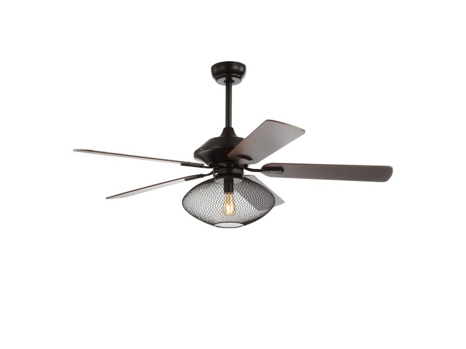 Clift 1-Light Mid-century LED Ceiling Fan With Remote