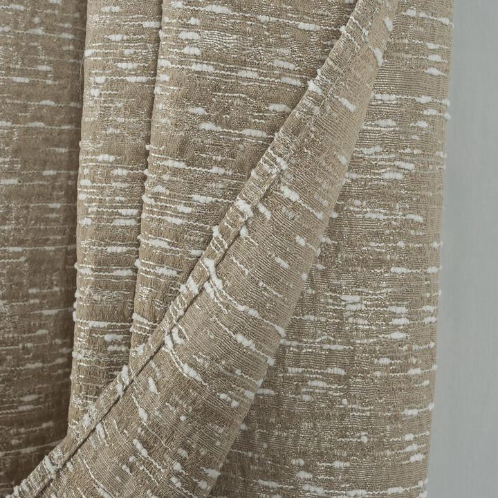 RT Designers Collection Roman Jacquard Premium & Stylish Grommet Panel 54" x 90" Taupe