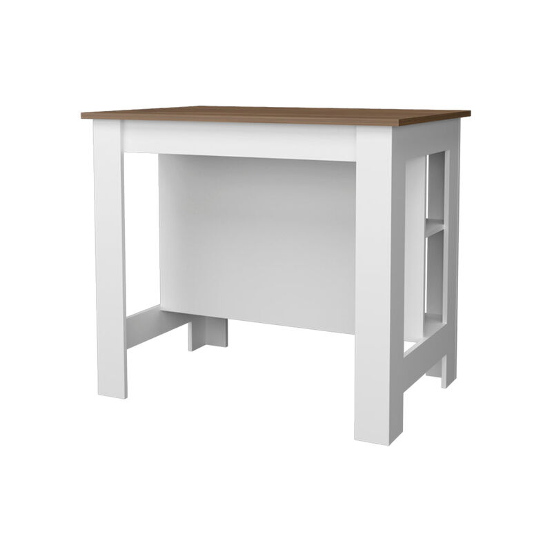 Kitchen Island Ada, Kitchen, Mahogany / White