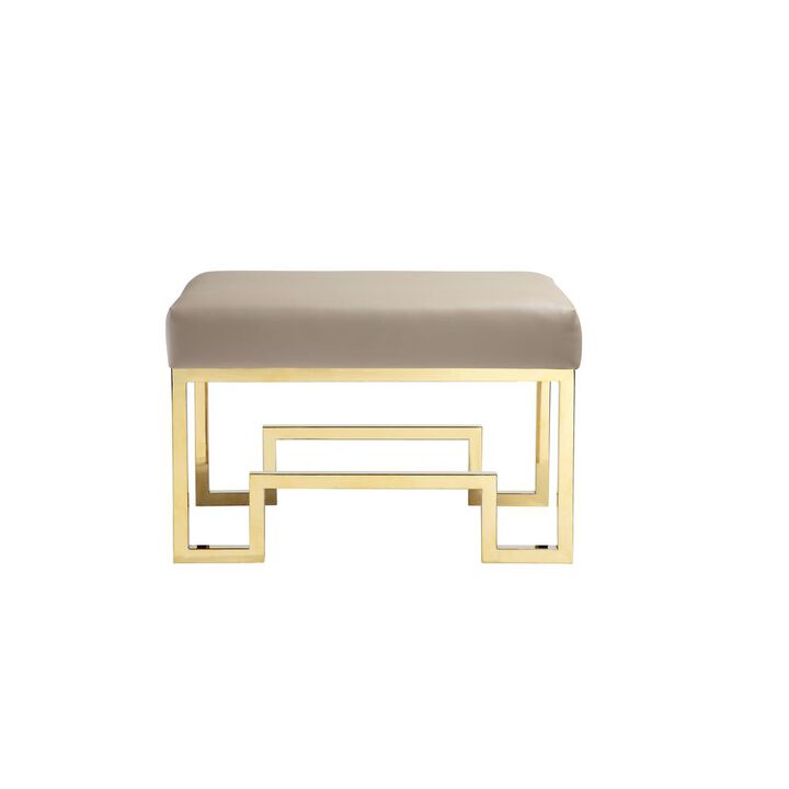 Bronson Stool Gold
