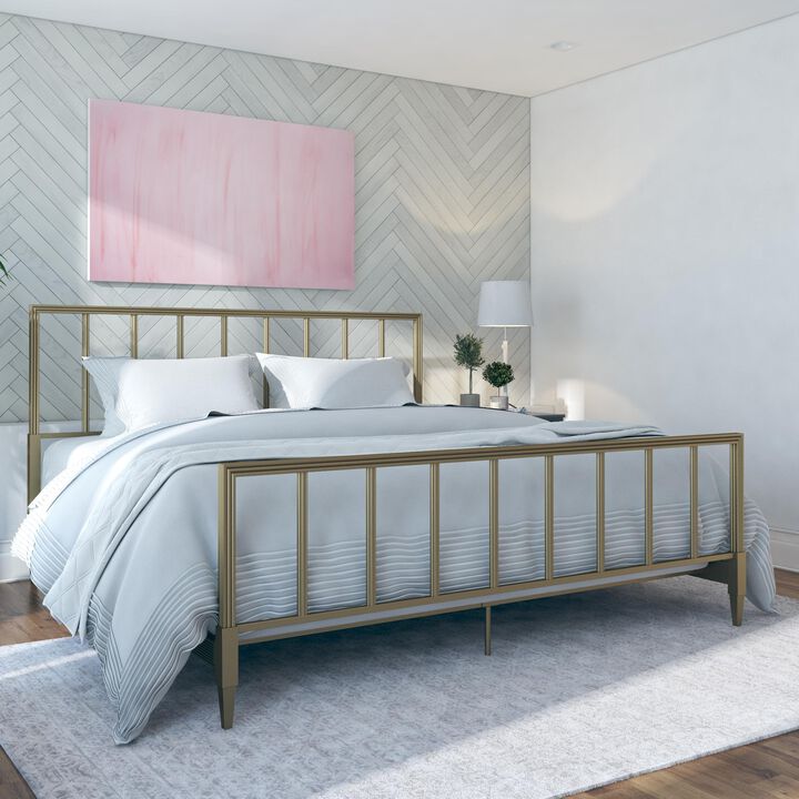 Blair Brass Metal Bed