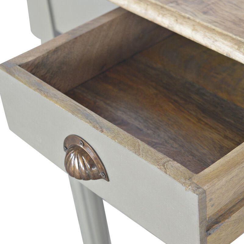 Hand Painted Solid Wood 1 Drawer  Writing Desk