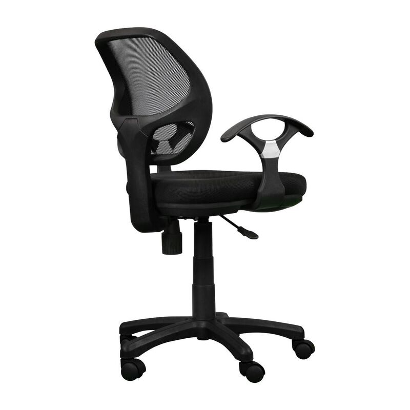 Techni Mobili Midback Mesh Task Office Chair. Color: Black