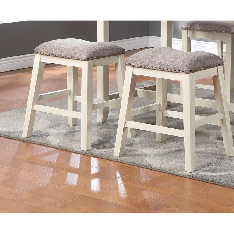 Contemporary Dining Chairs Set of 2 with Wooden Seat